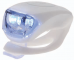 FA 70 W Fanalino in Silicone Frog anteriore 2 Led 2 funzioni Bianco (batt. incl.)